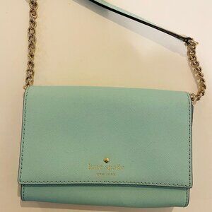 Kate Spade New York Cami Cedar Street light blue Crossbody, leather